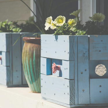 planters and decking